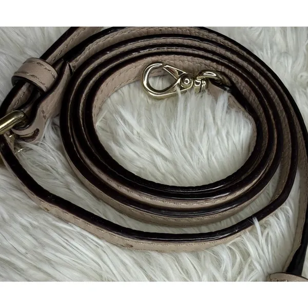 Beige Gold Crossbody Replacement Strap Tan - Image 3