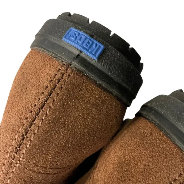 Vintage 80s Keds brown suede leather chukka boots women’s Sz 8 lace up - Image 3