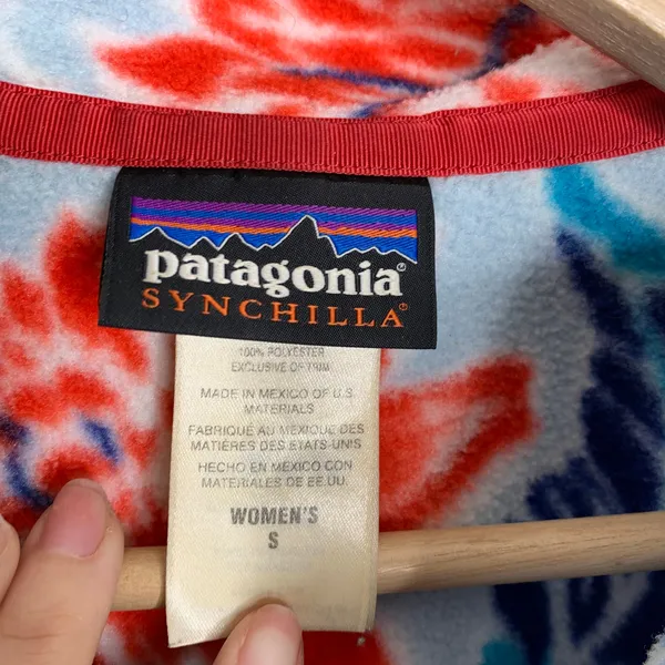 Patagonia Synchilla Snap-T Fleece Pullover Hawaiian Manoa Dusk Blue Small Rare - Image 15