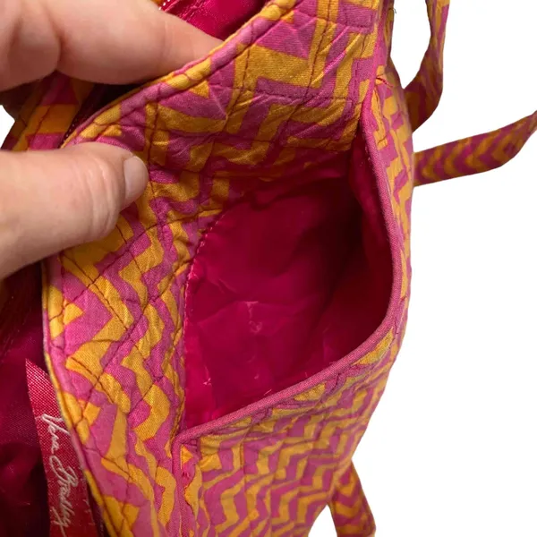 Vera Bradley‎ Quilted Adjustable Strap Hipster Ziggy Zag Crossbody Handbag - Image 9