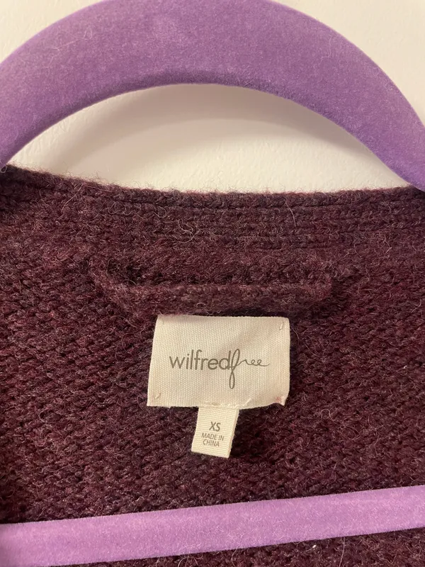Aritzia Wilfred Free Wool/Alpaca Cardigan Size XS - Image 2