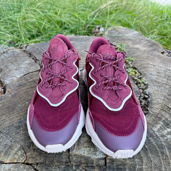 adidas Ozweego Burgundy Sneakers women shoes size 8.5 - Image 2