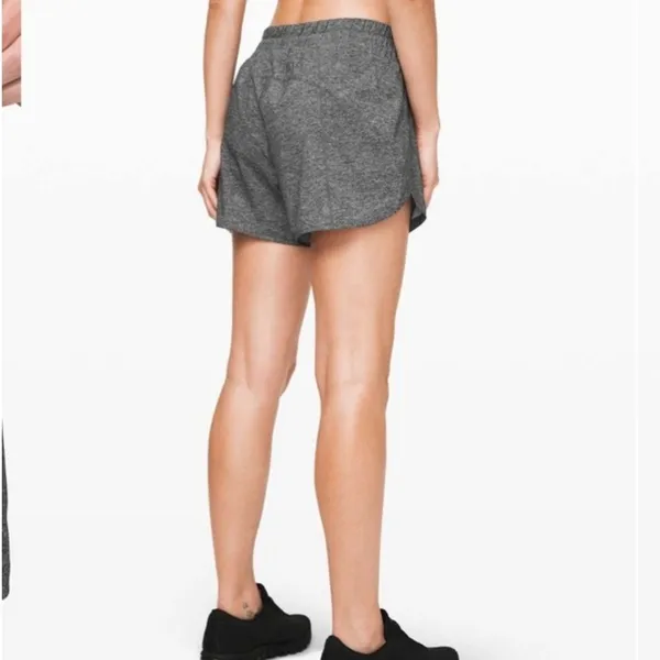 Lululemon Track That Short 5" Heathered Grey W7AUZS Size 4 High Rise Running - Image 8