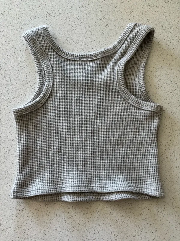 Crop tank Gray Size M - Image 2