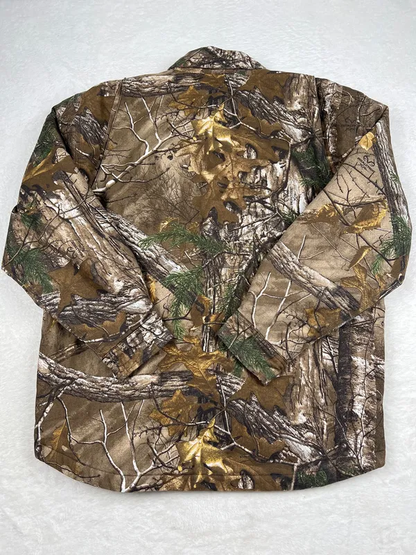 Carhartt Wexford Realtree Xtra Camo Quilted Shirt Jacket Mens L 101462-977 - Image 8