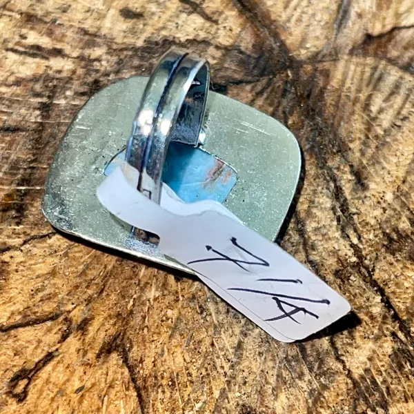 Caribbean Larimar Ring Size 7 1/4 Blue - Image 3