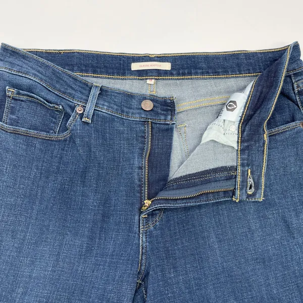 Levis Women Classic Bootcut‎ Jeans Size 12M Stretch Western Indie Heritage Lapis - Image 7