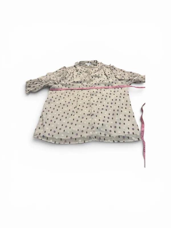 CURRENT AIR sheer polka dot blouse - Image 3