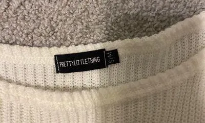 Pretty Little Thing White Off Shoulder Sweater - Image 2