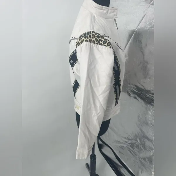 biker USA DESIGN JAGUAR PRINT size‎ s White Size 4 - Image 2