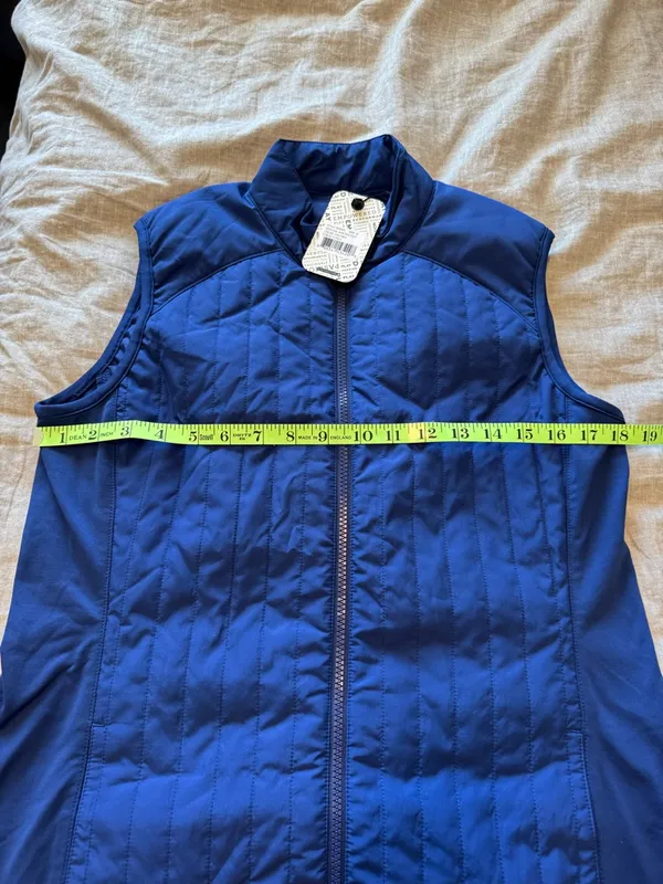 NWT EP New York Vertical Quilted Blue Women’s Vest - Image 10