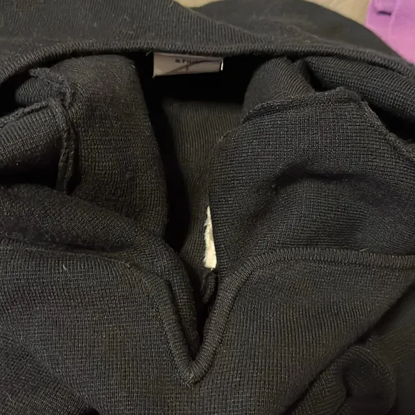 Abercrombie & Fitch Sweetheart Neckline Top Black Size Small - Image 3