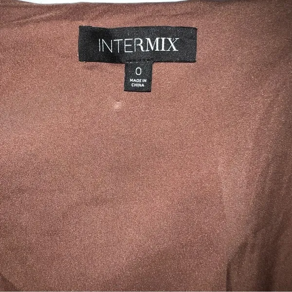 INTERMIX Hilary Rose Gold Sequin Square Neck Long Sleeve Mini Dress Size 0 - Image 13