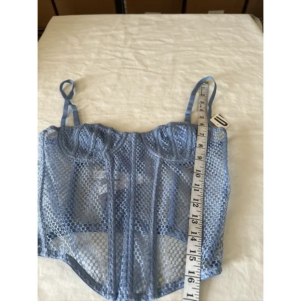 Urban Outfitters Corset Top Blue Small - Image 12