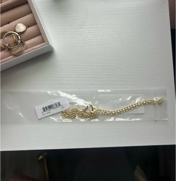 gorjana parker heart necklace 18k gold plated - Image 2