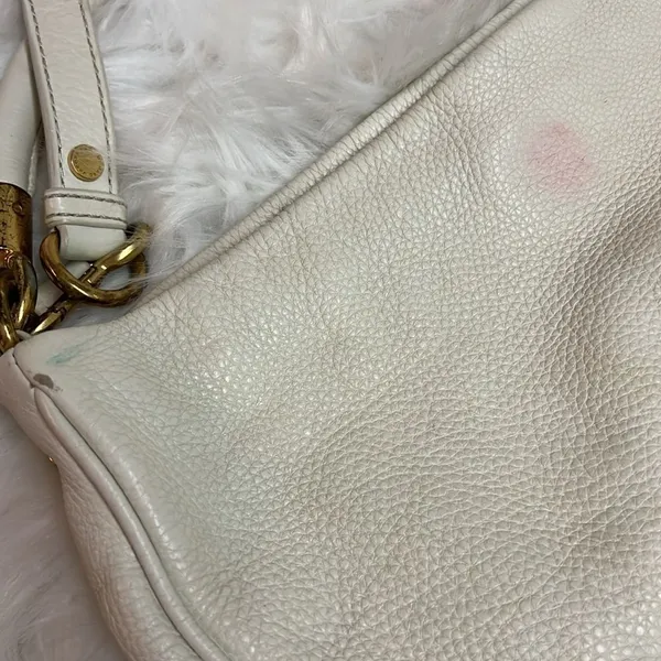 Marc Jacobs Too Hot to Handle Cream Leather‎ Bag B95 - Image 5
