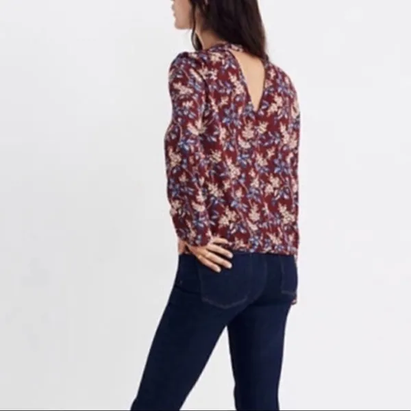 Madewell floral tie front top - Image 2