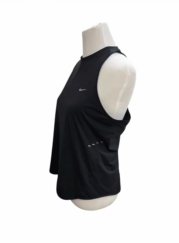 Nike Swift Dri Fit Running Tank Top Black Womens Large - Image 4