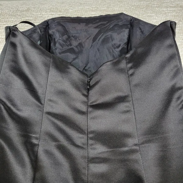 VTG Gunne Sax Jessica McClintock Gown 5/6 Black‎ Pink Satin Fairy Formal Dress - Image 14