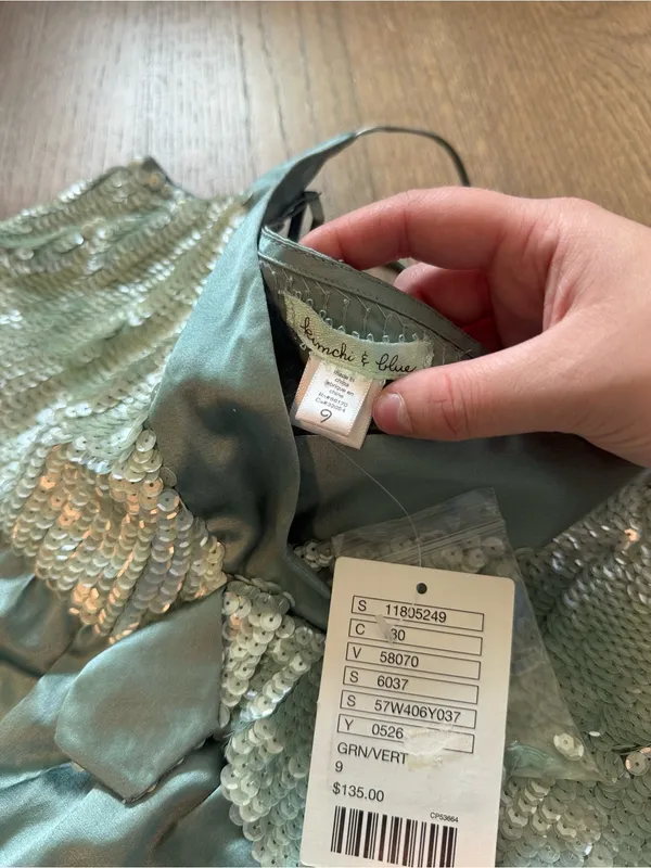Kimchi Blue Urban Outfitters NWT Y2K Silk & Velvet Dress: Size Small - Image 3