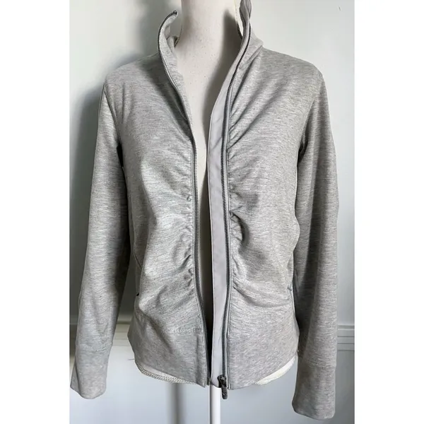 Lululemon • Gather Up Jacket Heathered Power Grey / Sea Salt - Image 6