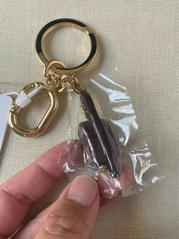 Lululemon Everywhere Belt Bag Charm Keychain - Goodnight Plum/Gold - Image 6