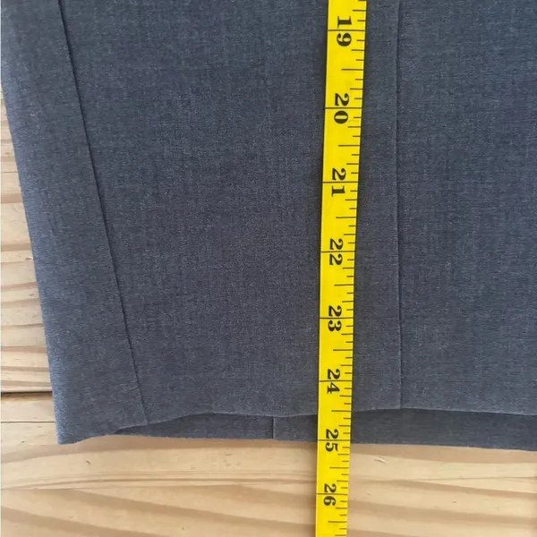 Worthington Pencil Skirt Size 10 Charcoal Gray Professional Lined‎ Back Vent - Image 7