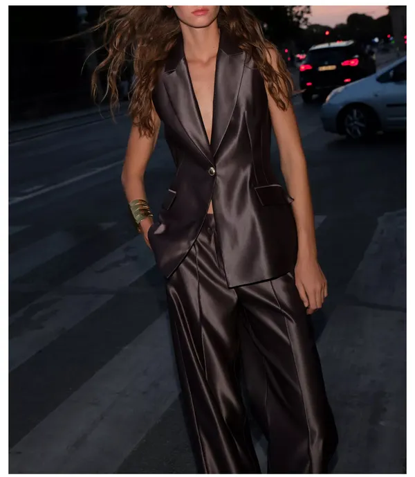 Zara satin vest - Image 3