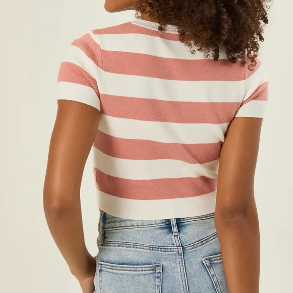 NEW Altar’d State Striped Crop Top Size XXL NWT - Image 2