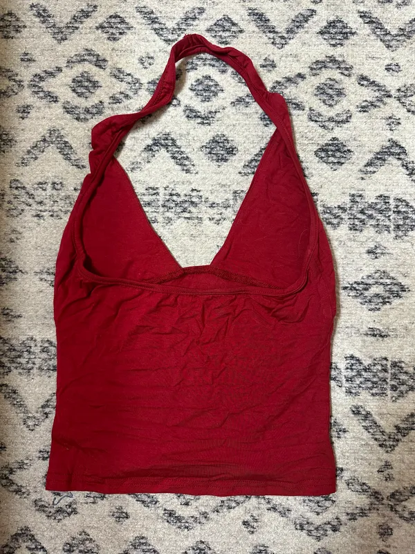 Halter top Red Size XS - Image 2