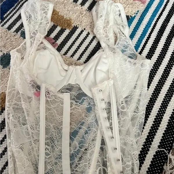 Edikted‎ small white corset top - Image 5