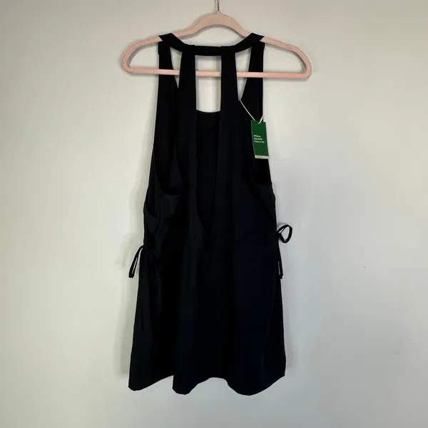 Halara NEW Breezeful Drawstring Quick Dry Mini Hiking Active Dress in Black Size Medium - Image 8