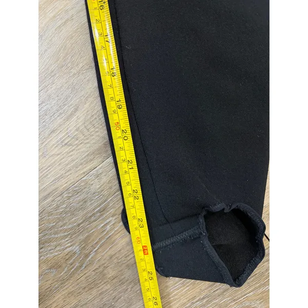 Fera Black Ski Pants Stirrup Hem Women’s 8 Short - Image 8