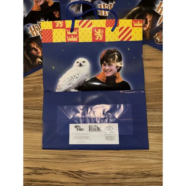 4 Vintage‎ 2001 Harry Potter And The Sorcerer's Stone Gift Bag Hallmark Hermione - Image 2
