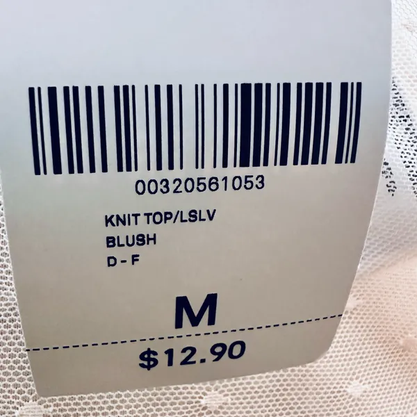 Forever 21 off white sheer lace polka dot top - Image 10