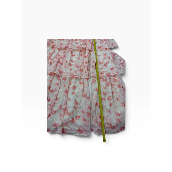 NWT Beivy Orange Floral Off-The-Shoulder Tiered Maxi Dress Size M Boho - Image 9