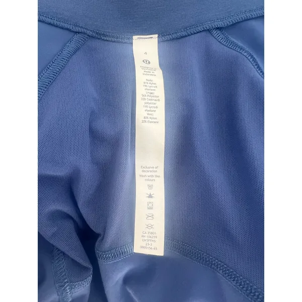 Lululemon Nulu Cropped Define Jacket‎ Soft Denim Blue Size 4 - Image 6