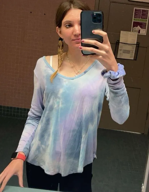 Aeropostale tye dye seriously soft long sleeve shirt L - Image 2