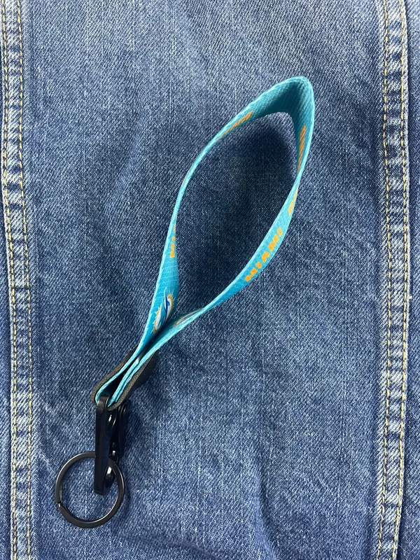 Miami Dolphins 6 Inch Keychain Black - Image 2