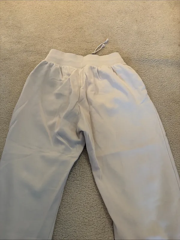 Nike Cream Beige Swoosh Joggers - Image 5
