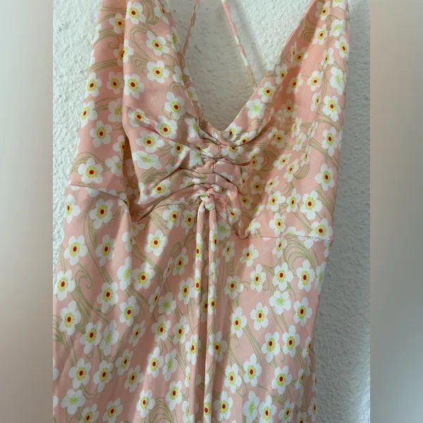 Zara floral print slip dress Sz small - Image 7
