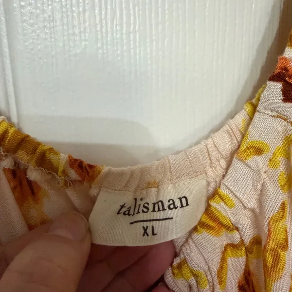 TALISMAN Rhiannon Boho Maxi‎ Dress size xl - Image 8