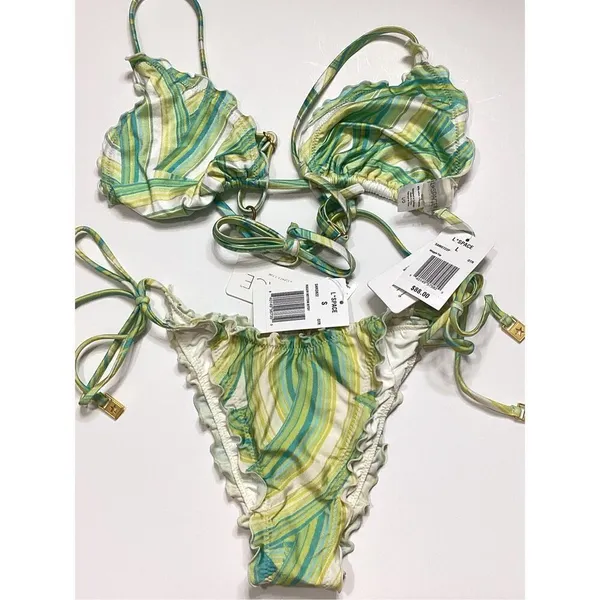 NEW L*SPACE teeny bikini. L-top/S-bottom. Retails $187 - Image 9