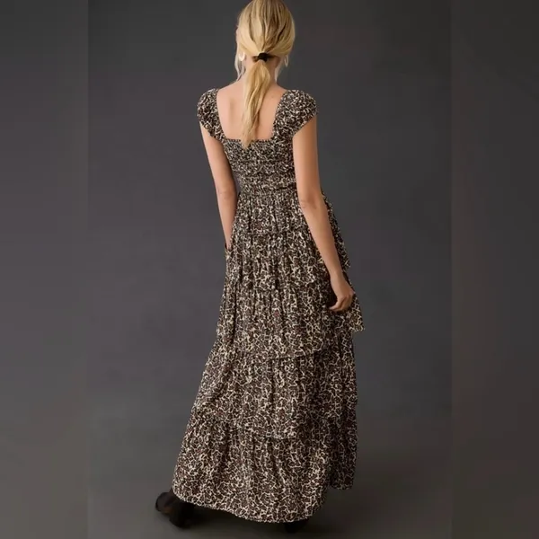Ciao Lucia Catalina‎ Square Neck Tiered Maxi Dress Medium NWOT - Image 7