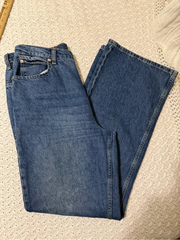 We The Free Straight-Leg Tinsley Baggy High Rise Straight Leg 30 - Image 13