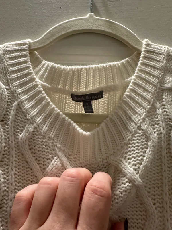 Cable Knit Sweater Dress - Image 2