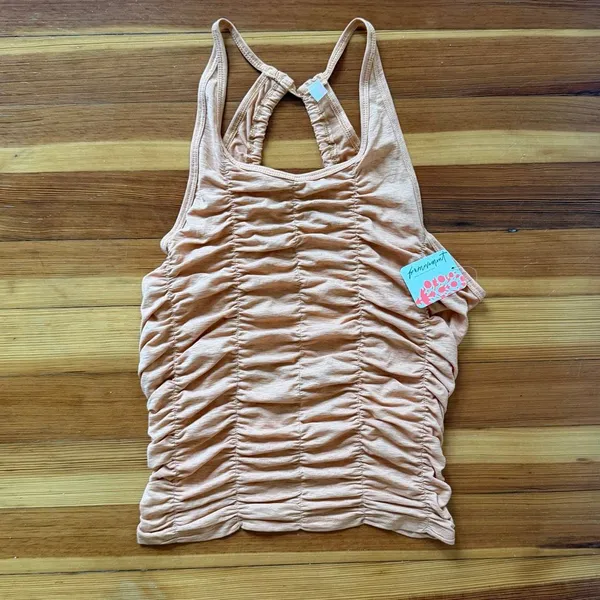 Free People FP Movement NWT Free Fold Tank in Neutral Orange Size M - Image 2
