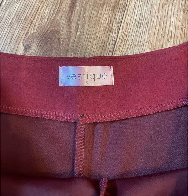 Vestique Red Suede Skort - Image 3