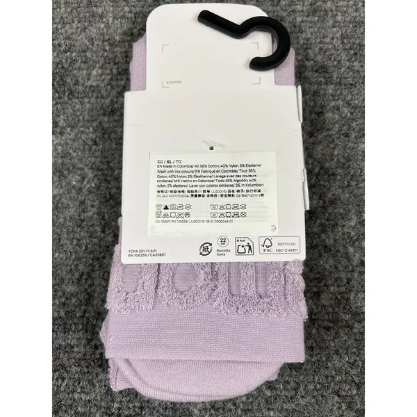Lululemon Fold-Over Terry Socks XL Lavender Purple Quarter Length NWT - Image 4
