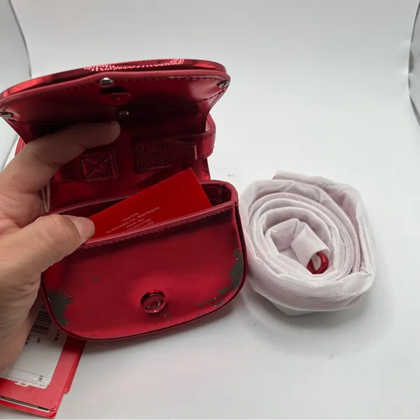 NWT Diesel 1dr Xs red purse RARE SOLD OUT mini - Image 11